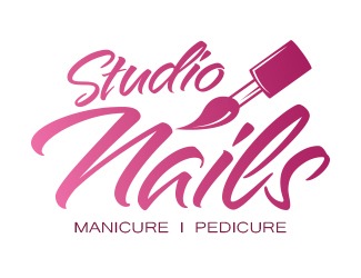 Projekt graficzny logo dla firmy online Studio Nails